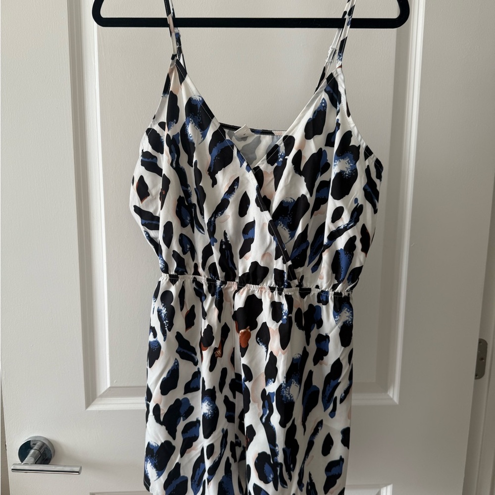 Leopard Print Spaghetti Strap Dress